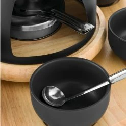 Bestpreis 😍 Fondueset 23 tlg. in silberfarben ⌛ -Küchenkleingeräte Verkäufe 23380562 f 03