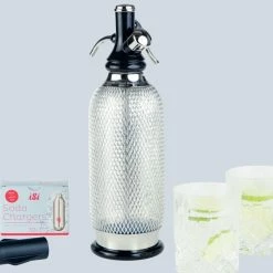 Neu 😉 ISI Sodamaker - Set Classic in silberfarben 🛒 -Küchenkleingeräte Verkäufe 24333411 nebenbild02