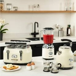 Neu ⌛ Retro Standmixer WKBE221WH in weiß ✨ -Küchenkleingeräte Verkäufe 24386733 nebenbild wkbe221wh retro table blender 5