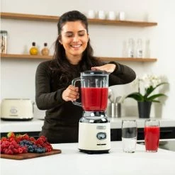 Neu ⌛ Retro Standmixer WKBE221WH in weiß ✨ -Küchenkleingeräte Verkäufe 24386733 nebenbild wkbe221wh retro table blender 6