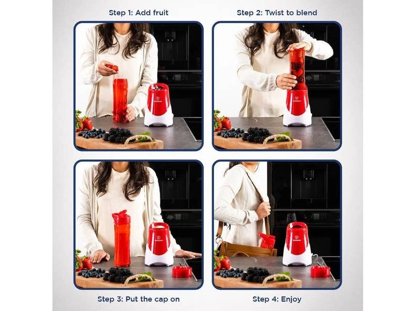 Besorgen 😀 Smoothiemaker WKBEBL05RD in rot 👏 5 Besorgen 😀 Smoothiemaker WKBEBL05RD in rot 👏 – Bild 3