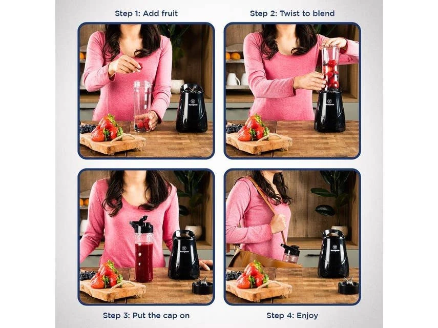 Aktion 😉 Smoothiemaker WKBEBL05BK in schwarz 🛒 8 Aktion 😉 Smoothiemaker WKBEBL05BK in schwarz 🛒 – Bild 6