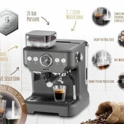 Beste Bewertungen von 👍 Espressomaschine Barista Plus in grau 🎁 -Küchenkleingeräte Verkäufe 24458053 nebenbild 6219.41 db