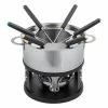 Blitzangebot 😍 Fondueset 10tlg. in silberfarben ⭐ -Küchenkleingeräte Verkäufe 24575823 f 01