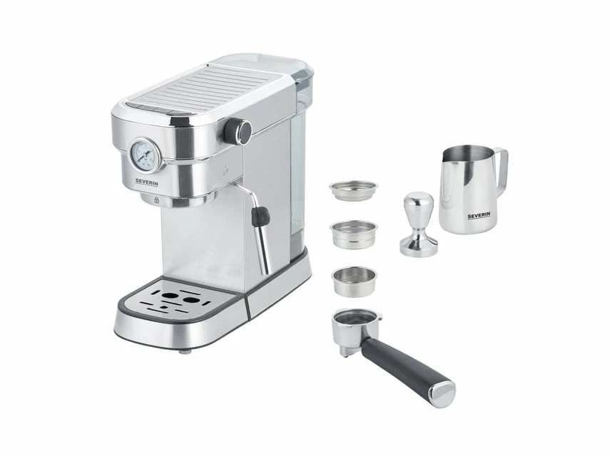 Schlussverkauf 👍 Severin Espressomaschine in silberfarben 🛒 7 Schlussverkauf 👍 Severin Espressomaschine in silberfarben 🛒 – Bild 5