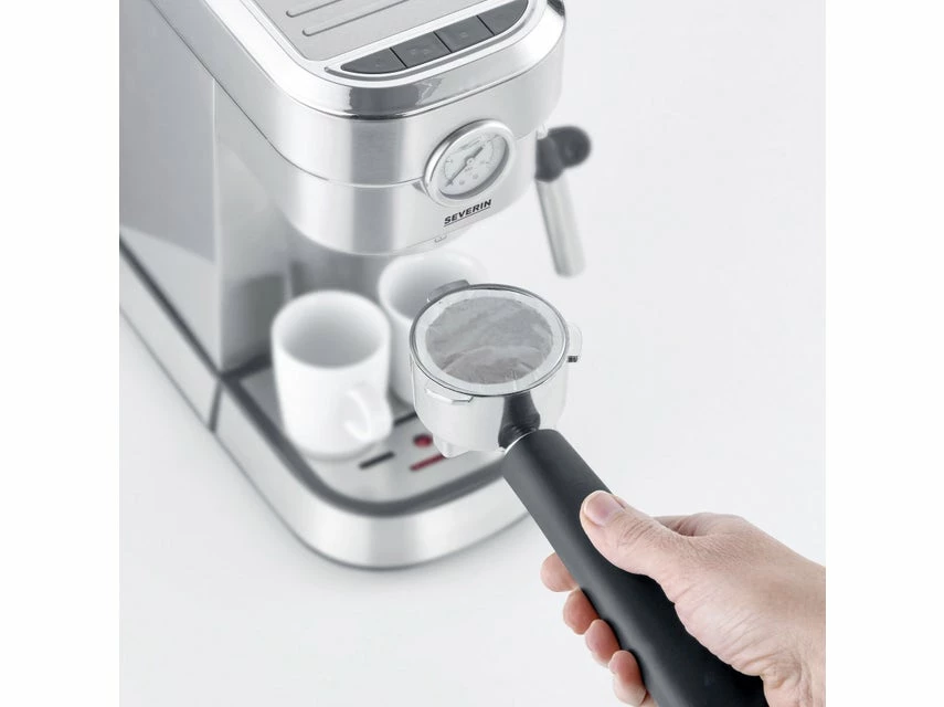 Schlussverkauf 👍 Severin Espressomaschine in silberfarben 🛒 10 Schlussverkauf 👍 Severin Espressomaschine in silberfarben 🛒 – Bild 8