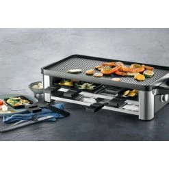 Billig 🥰 WMF LONO Raclette 0415040011 in silberfarben 🥰 -Küchenkleingeräte Verkäufe 6444536 0551288 20641793