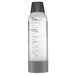 Budget 🥰 iSi Twist'n Sparkle Flaschenset 2 x 0,95 Liter in silberfarben 🥰