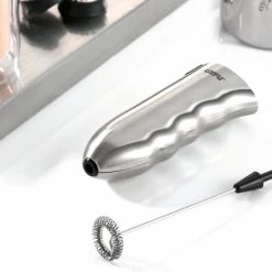 Rabatt 👏 Gefu Milchaufschäumer "Marcello" in silberfarben 🔔 -Küchenkleingeräte Verkäufe 6795998 0617185 6 21828283