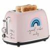 Auslauf ❤️ Trisa Toaster Good Vibes in rosa 🎁