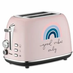 Auslauf ❤️ Trisa Toaster Good Vibes in rosa 🎁 -Küchenkleingeräte Verkäufe 7371.86 l 2 detail nebenbild 1