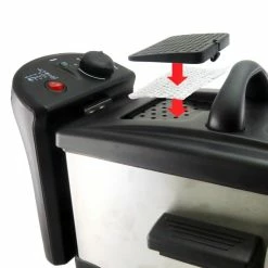 Coupon ⌛ Trisa Fritteuse Perfect Fry in schwarz 👍 -Küchenkleingeräte Verkäufe 7418.75 l 4 funktion 1