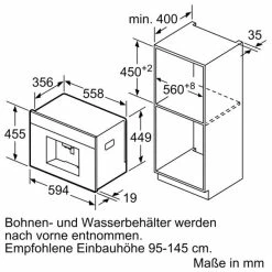 Besorgen ⭐ Bosch Kaffeemaschine CTL636ES6 in silberfarben 💯 -Küchenkleingeräte Verkäufe ctl636es6 mcz 00730357 380233 ct636les1 de at massangabe