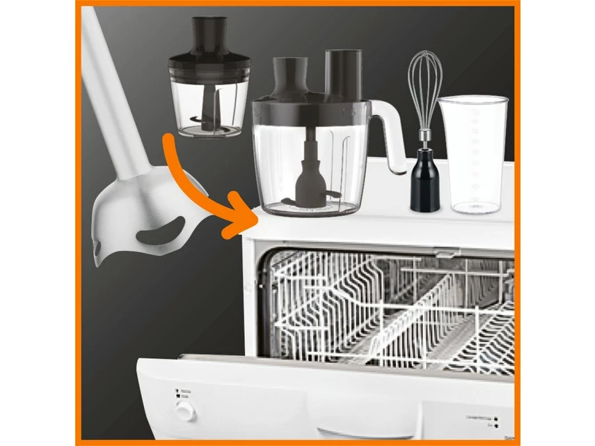 Schlussverkauf 😀 Stabmixer-Set HZ95JD in silberfarben 👍 4 Schlussverkauf 😀 Stabmixer-Set HZ95JD in silberfarben 👍 – Bild 2