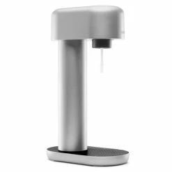 Auslauf 👍 MySoda Wassersprudler Ruby in silberfarben 🥰