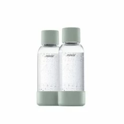 Budget 🔥 MySoda Wasserflasche Bottle 2-teilig in hellgrau ❤️