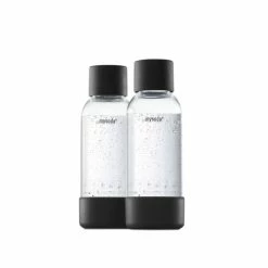 Budget 🤩 MySoda Wasserflasche Bottle 2-teilig in schwarz 🥰
